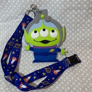 Disney Toy Story Alien Claw machine lanyard & ID holder